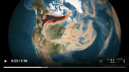 Wildfire Smoke Over North America