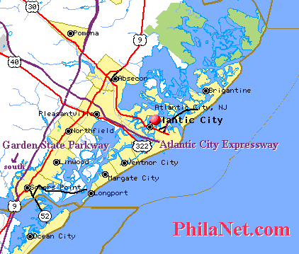 Atlantic City Expressway &
the Garden State Parkway